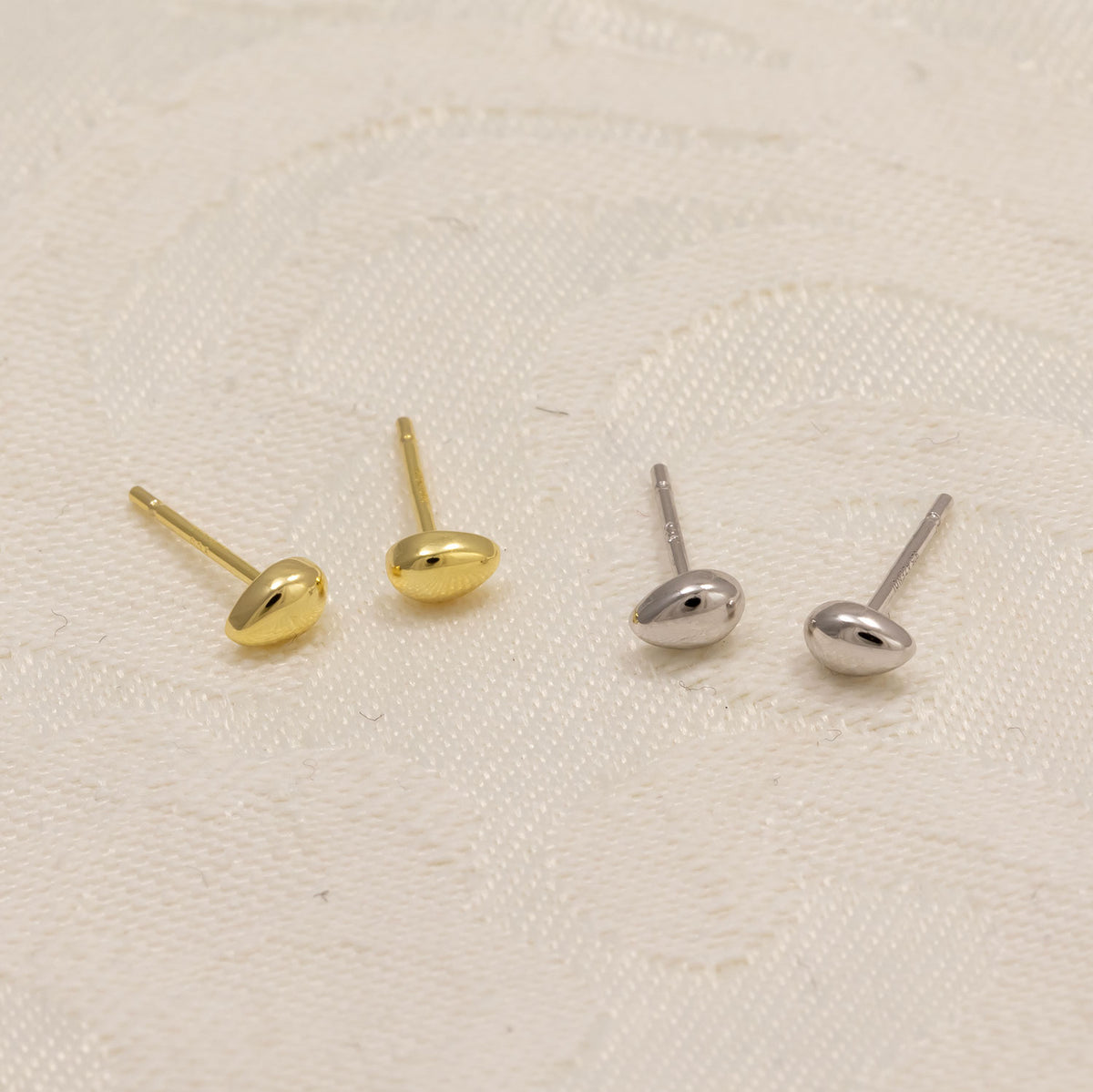 Cloudburst Raindrop Stud Earrings