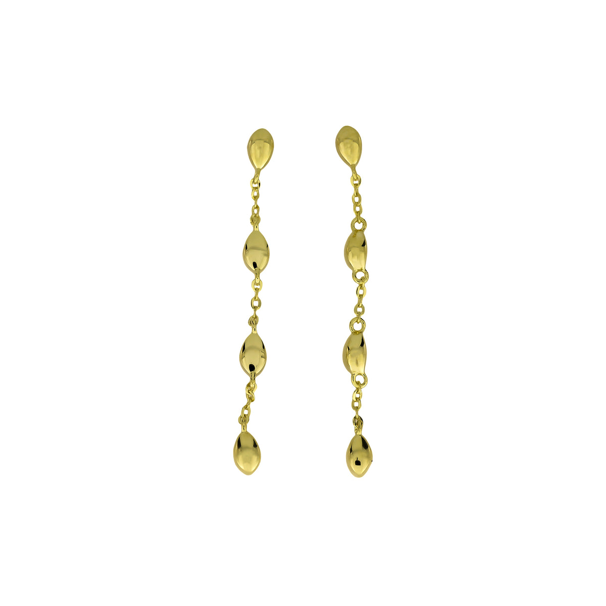 Cloudburst Scattered Raindrops Drop Earrings