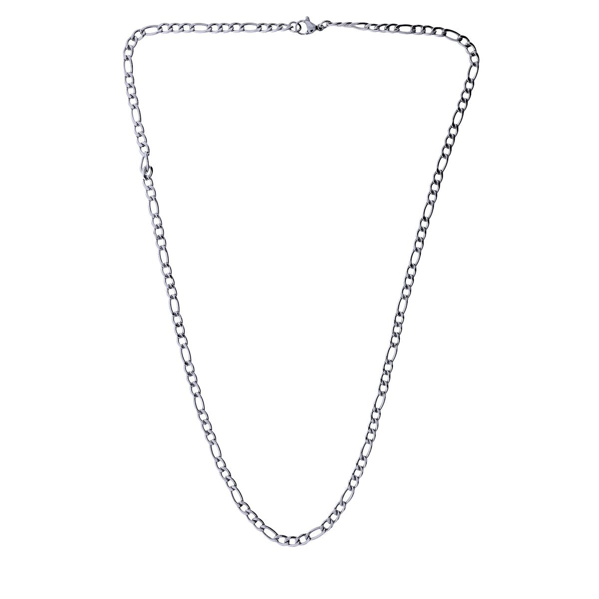 Men&#39;s Steel Slim Figaro Neck Chain
