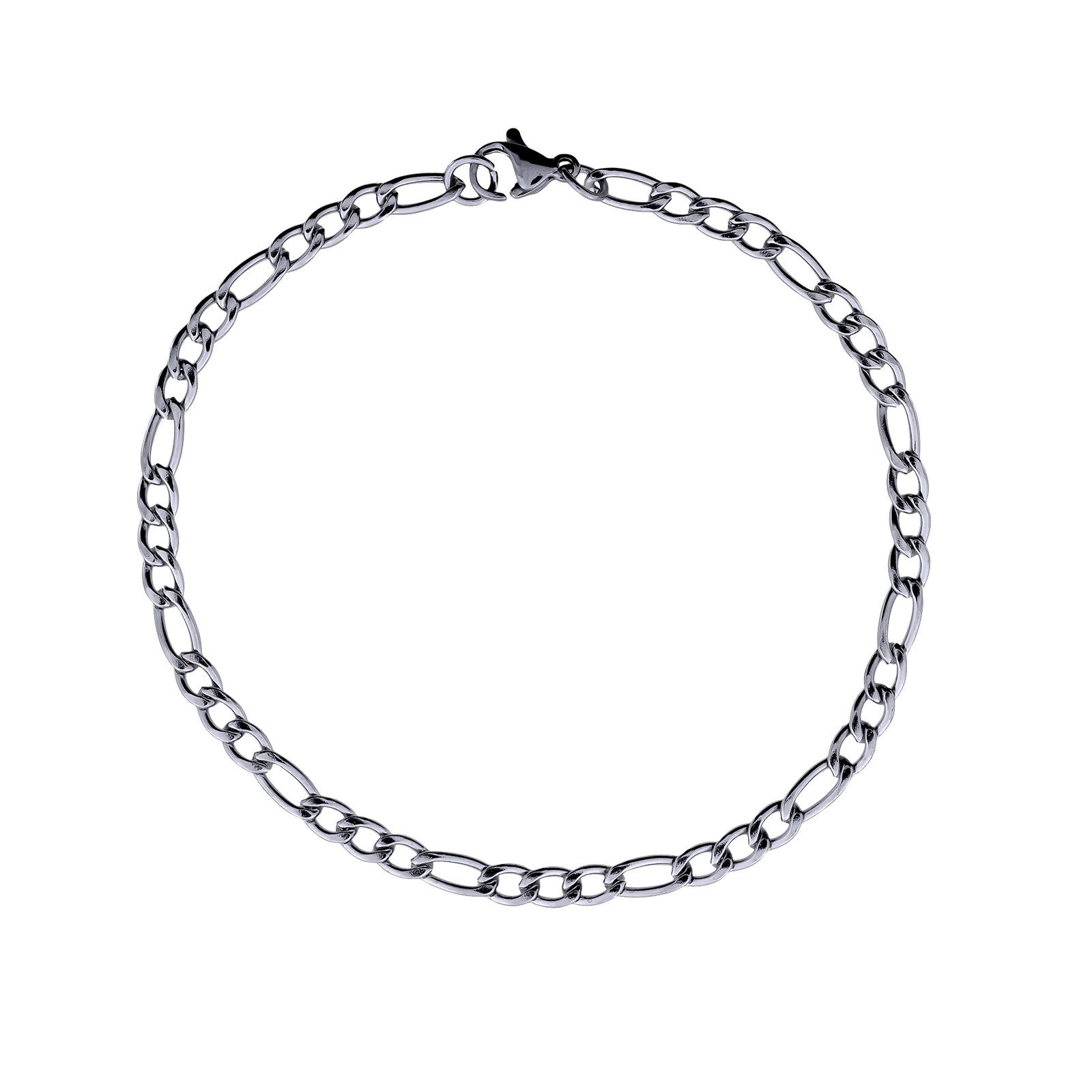 Men's Steel Slim Figaro Wrist Chain
