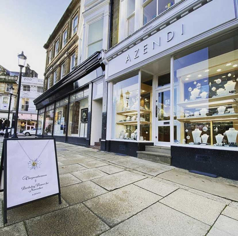 Azendi Harrogate store opposite railway station