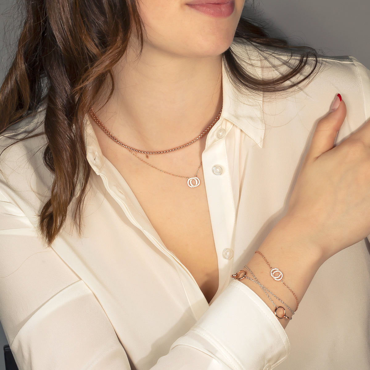 Adjustable Rounded Box Chain Necklace