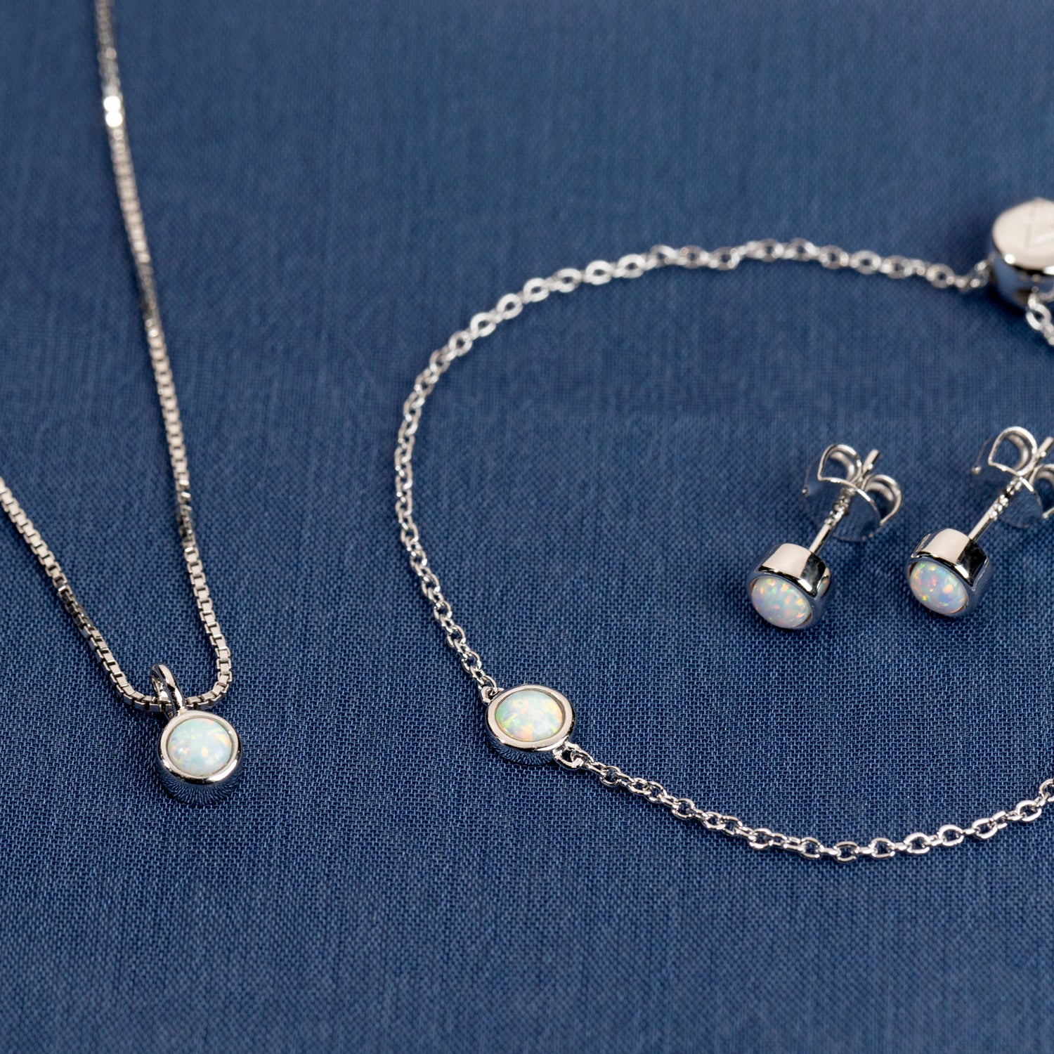 October Birthstone Pendant - Opal