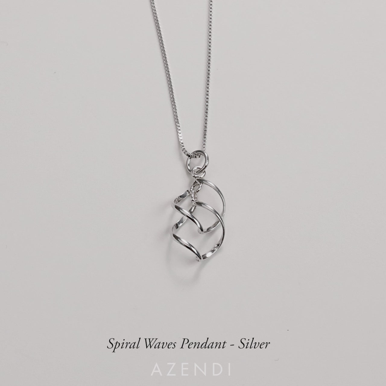 Spiral Waves Pendant