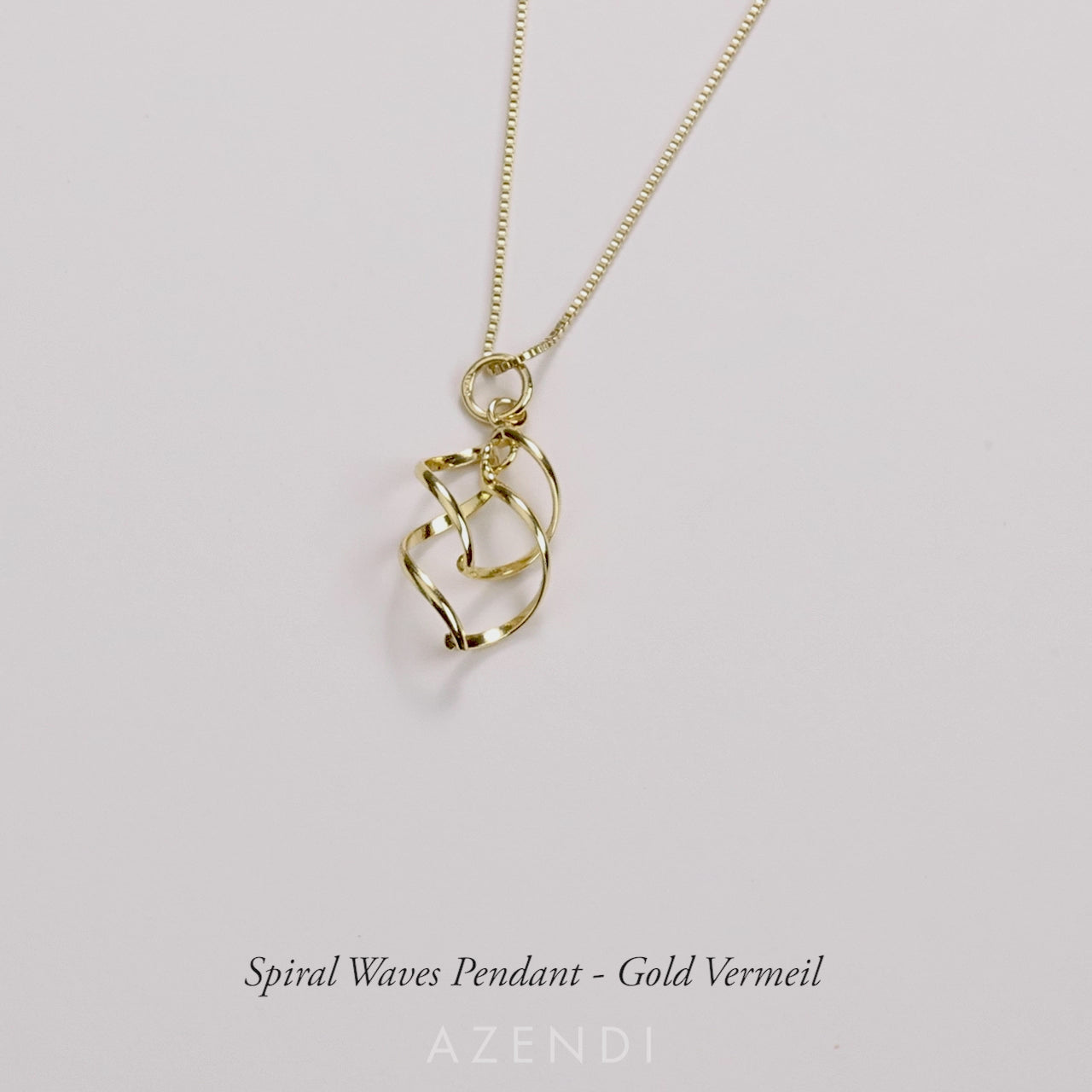 Spiral Waves Pendant
