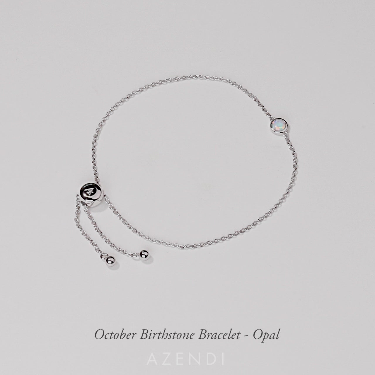 October Birthstone Bracelet - Opal