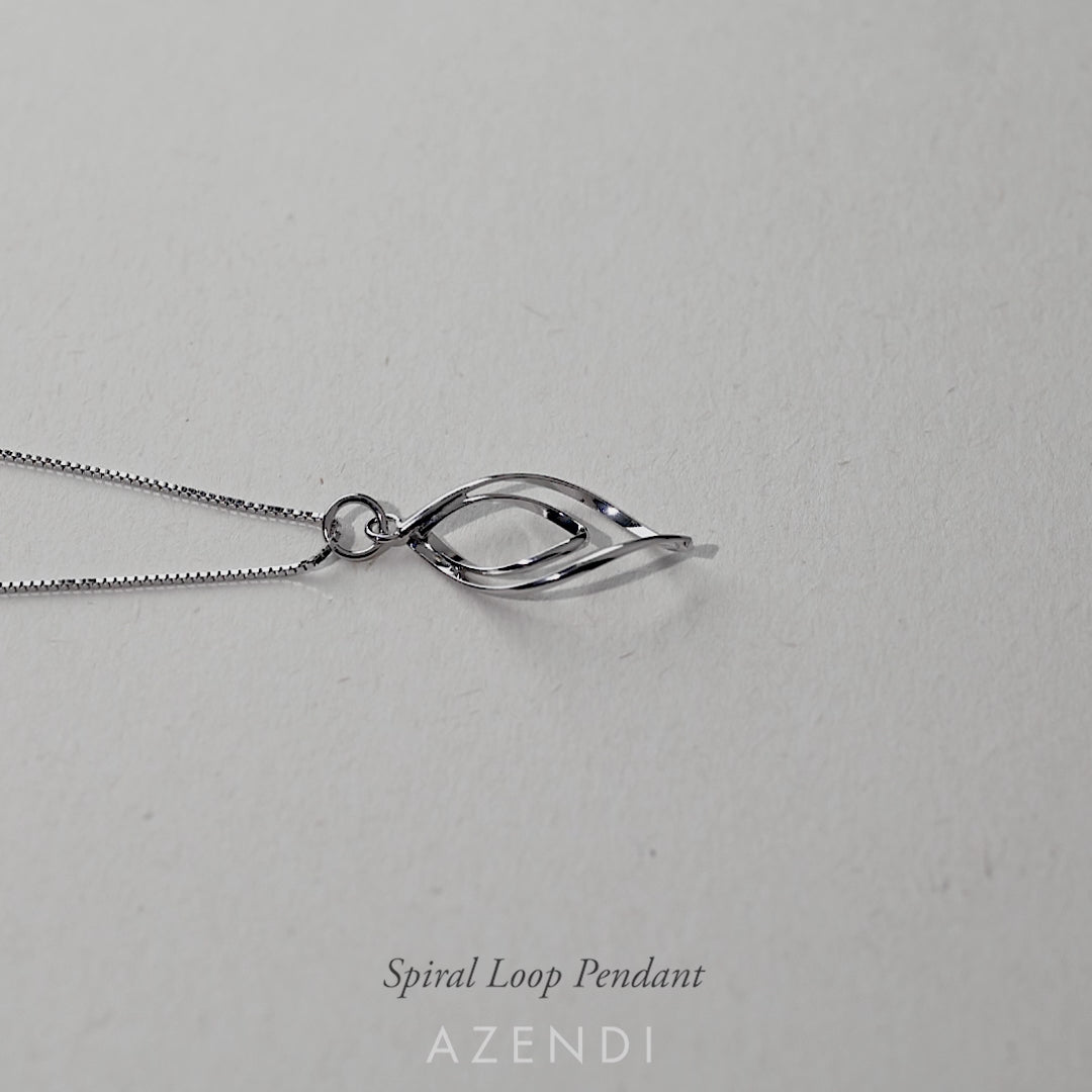 Spiral Loop Pendant
