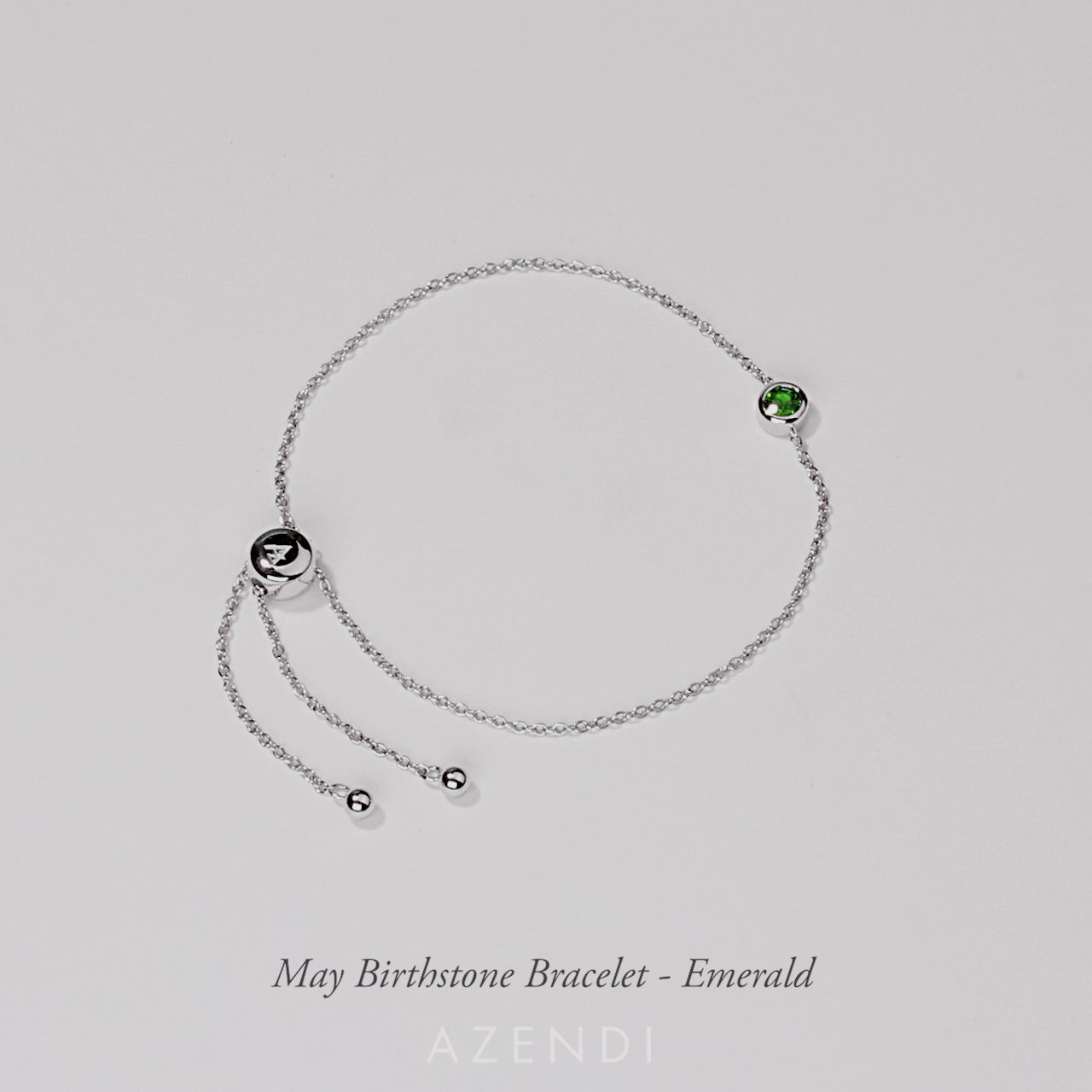 May Birthstone Bracelet - Siberian Emerald