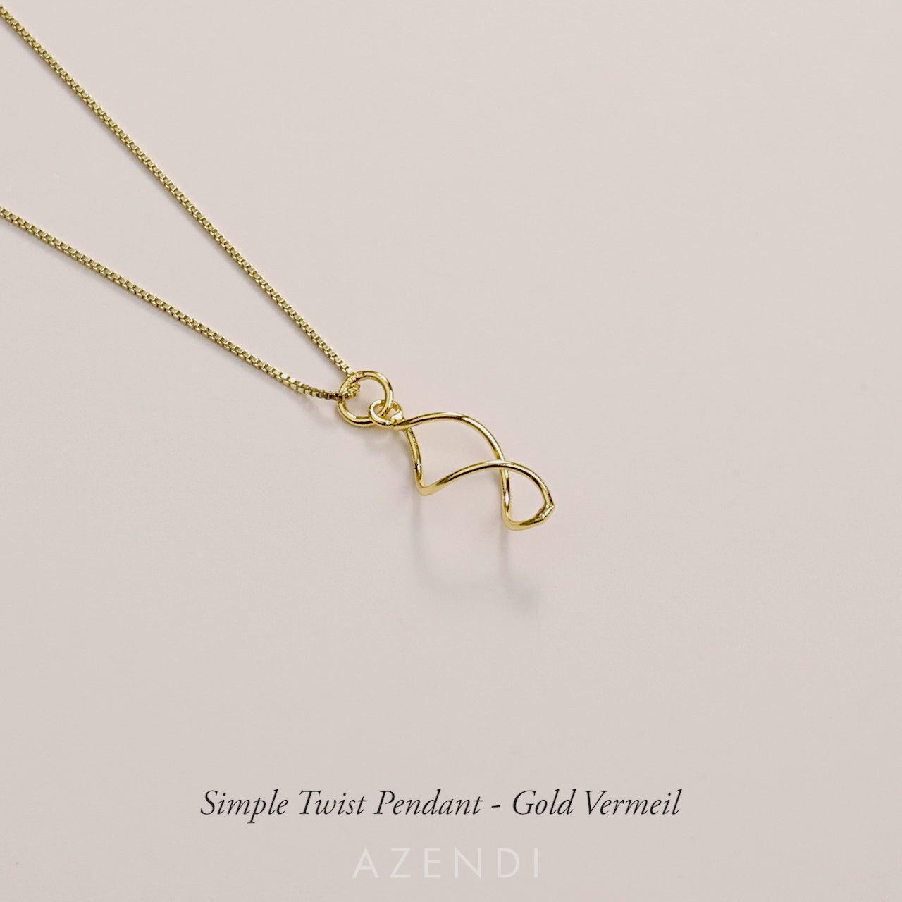 Simple Twist Pendant