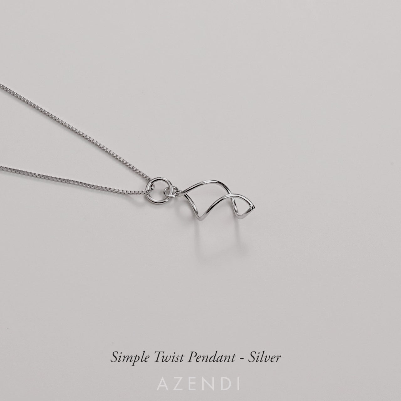 Simple Twist Pendant