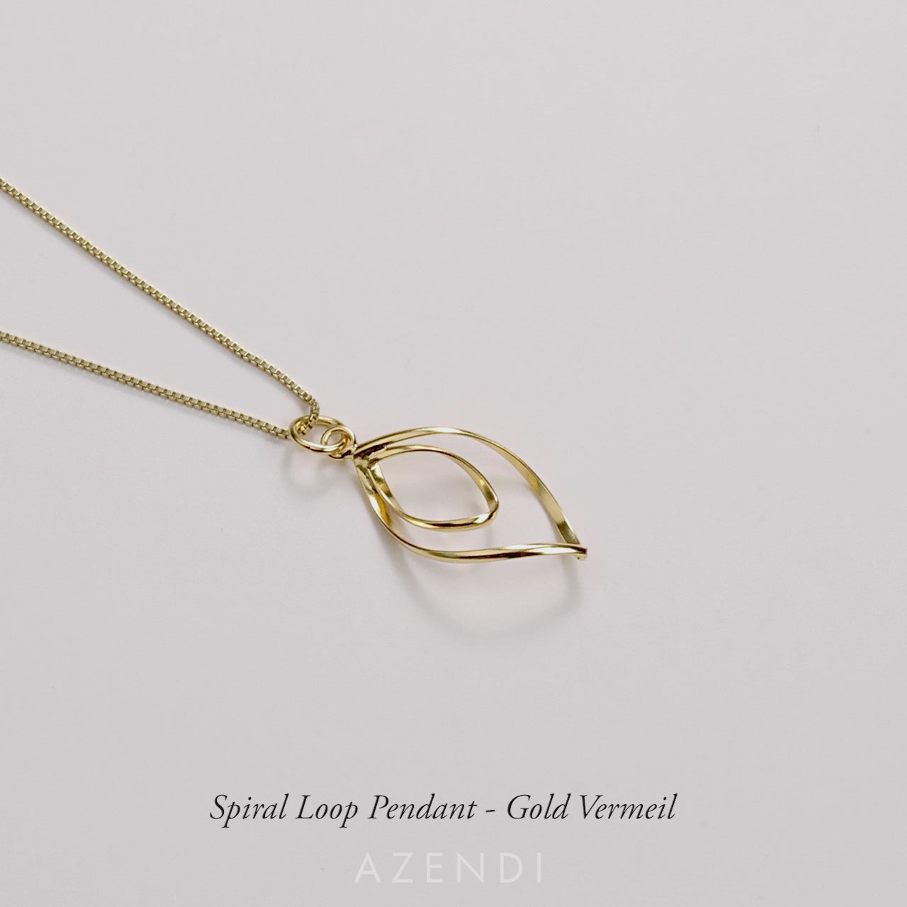 Spiral Loop Pendant