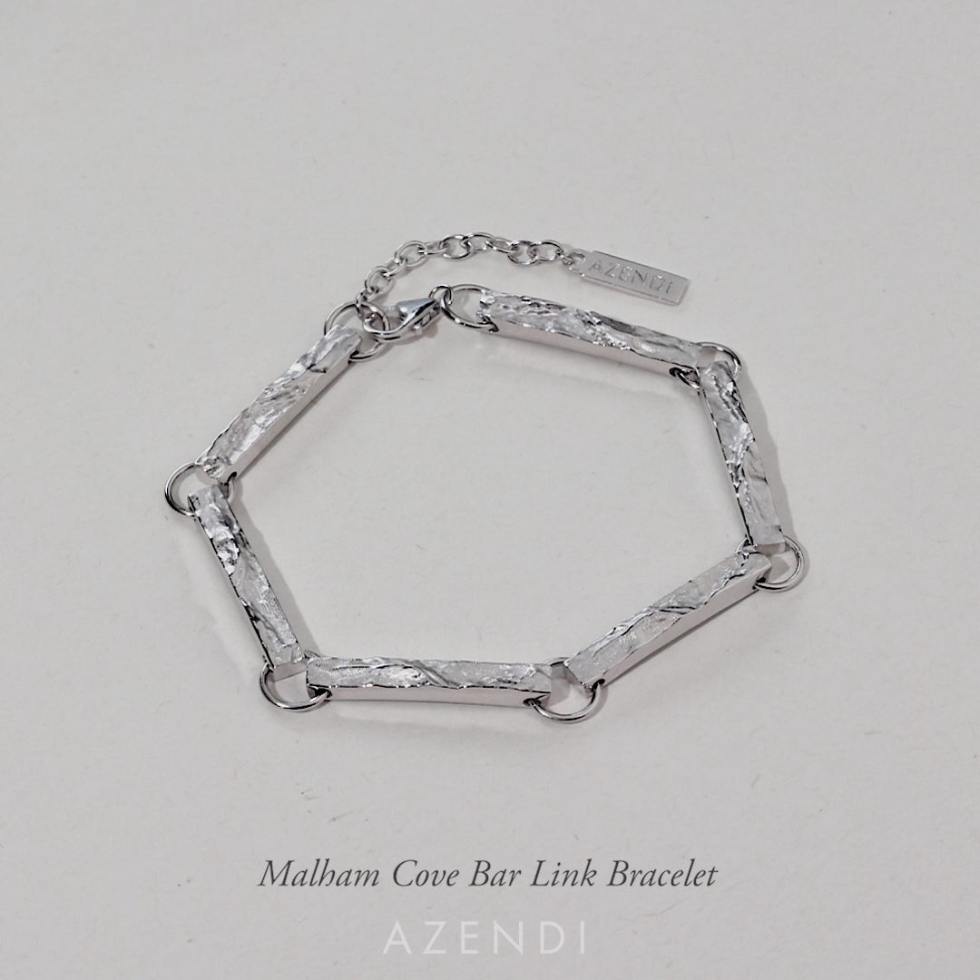 Malham Cove Bar Link Bracelet