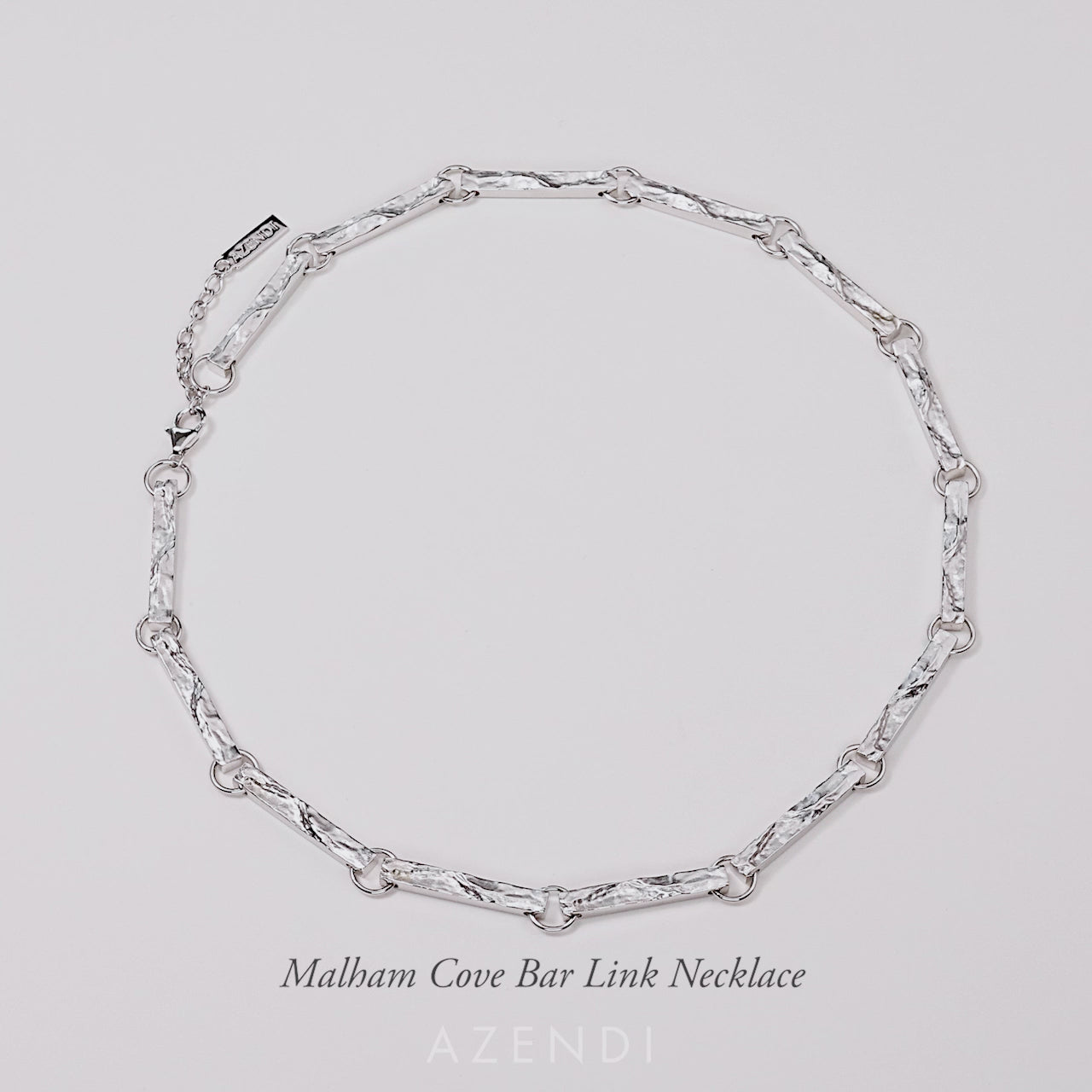 Malham Cove Bar Link Necklace