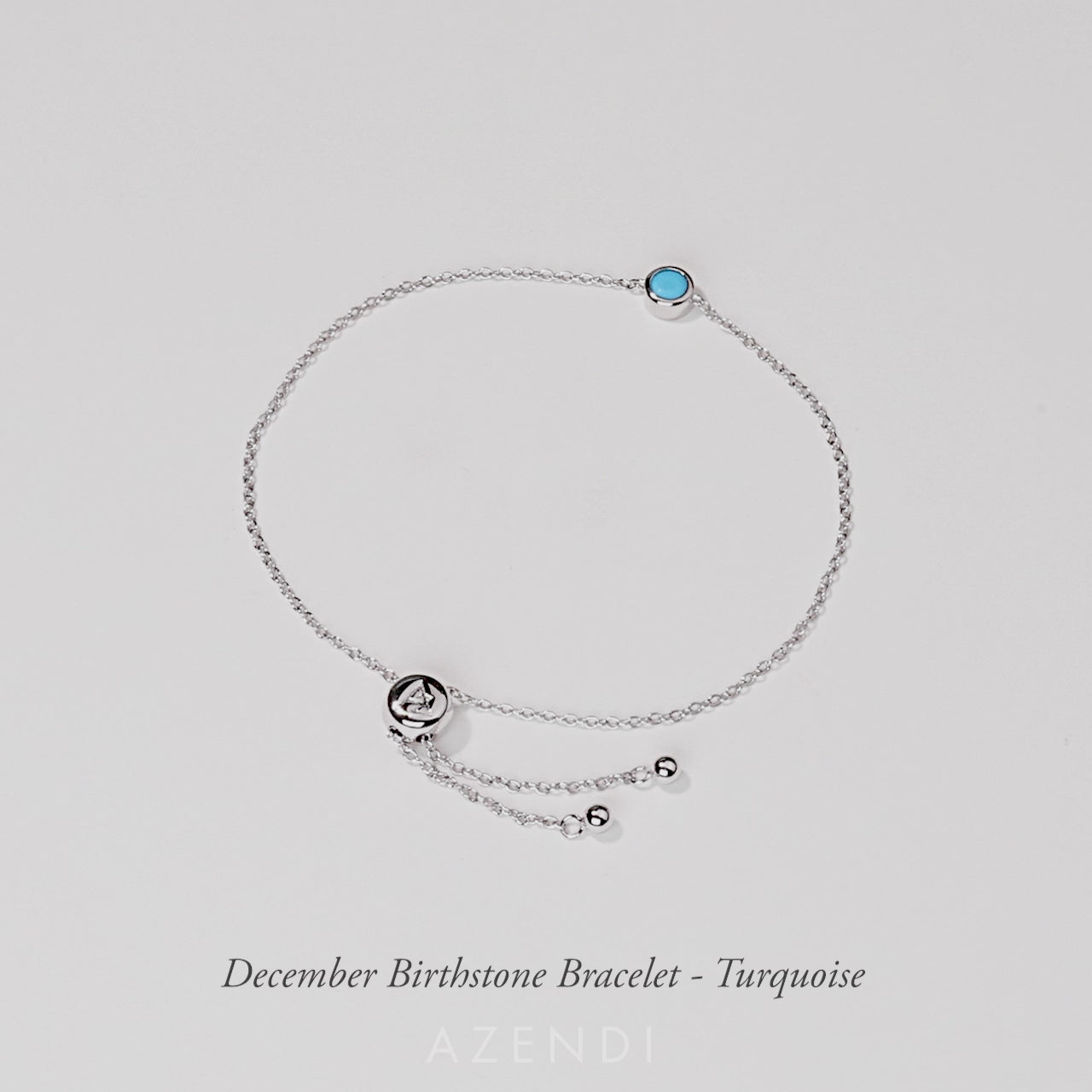 December Birthstone Bracelet - Turquoise