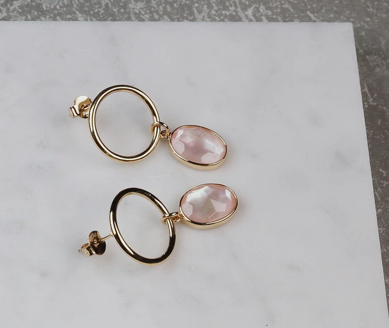 Mother of Pearl Drop Earrings