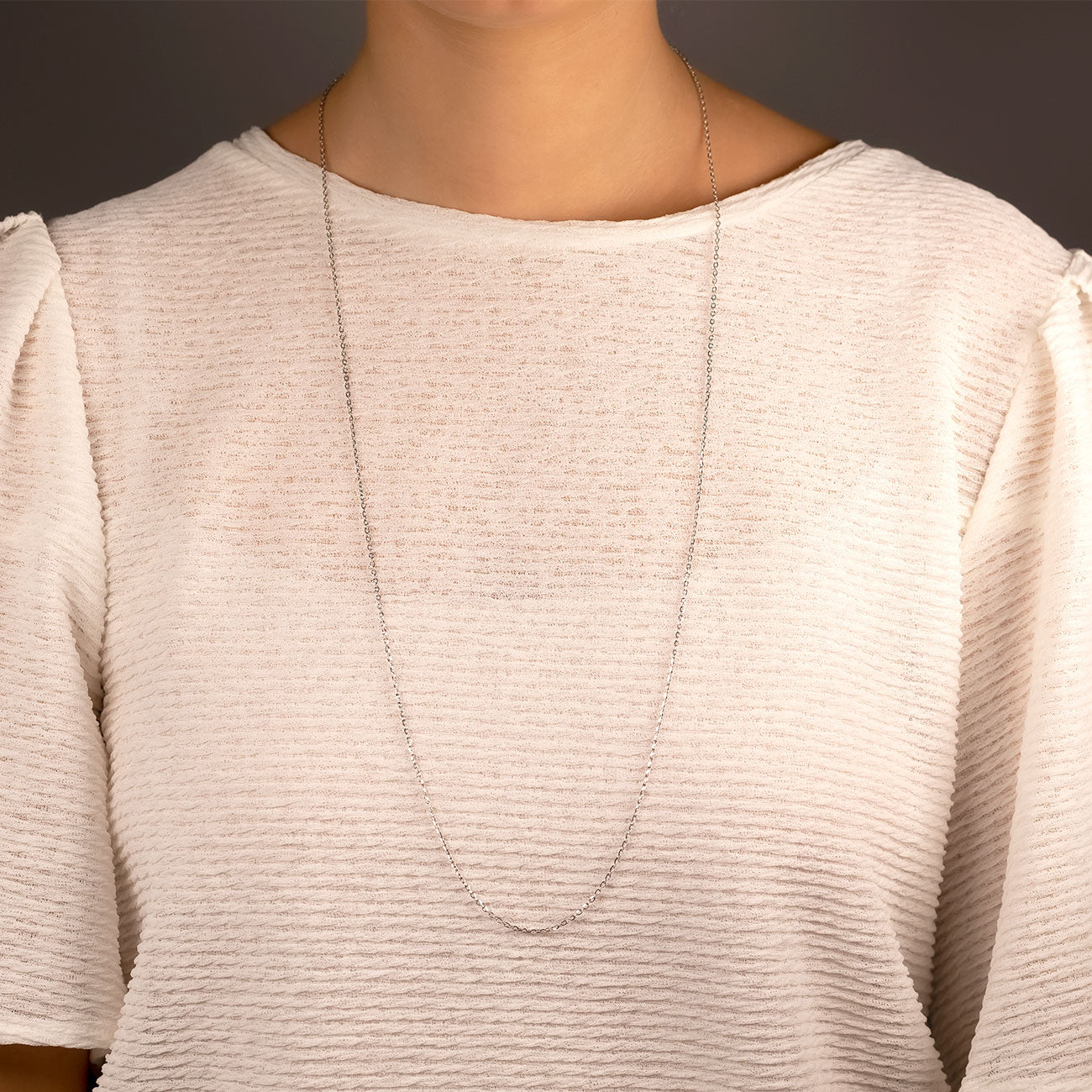 Long Diamond-Cut Anchor Chain