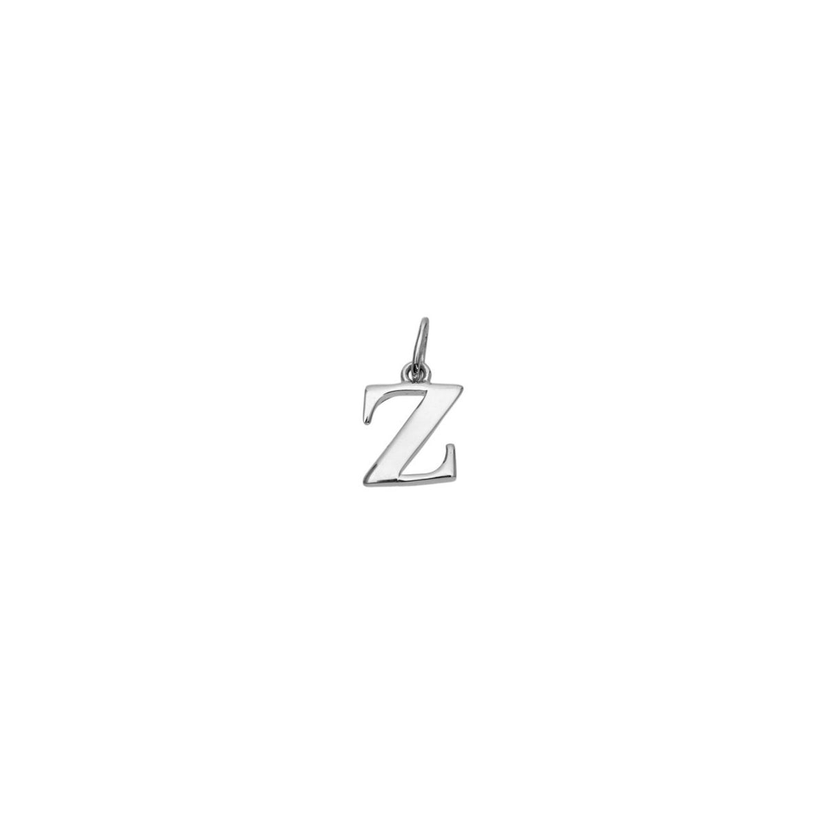 Letter Z Silver Link Charm