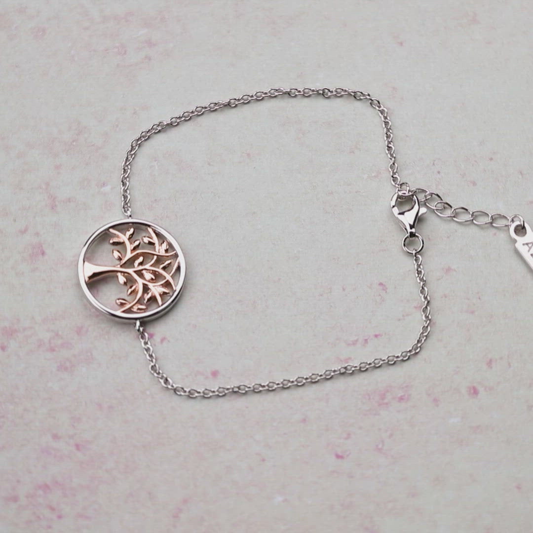 Arbor Vitae Bracelet with Rose Gold Vermeil
