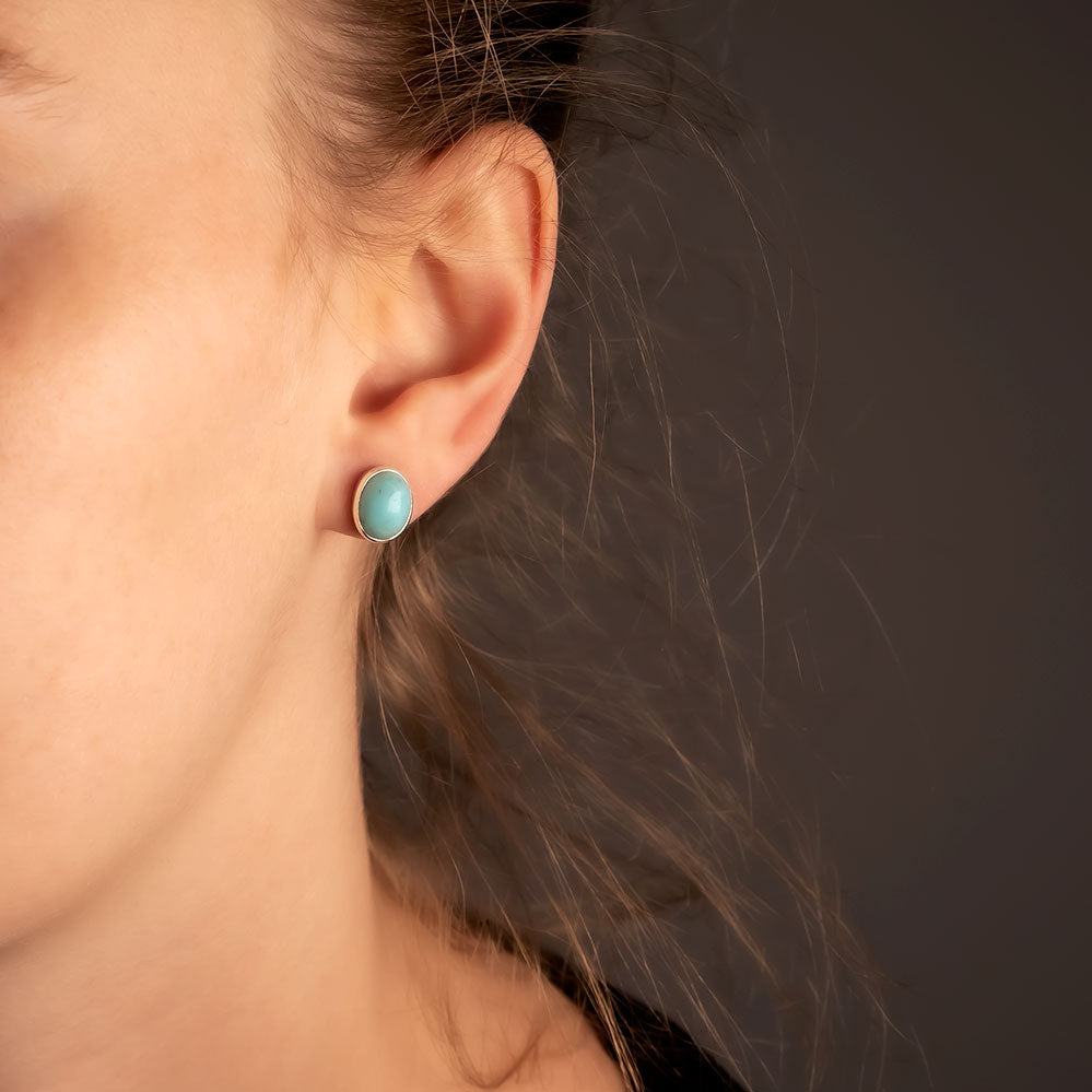 Amazon.com: Turquoise Bohemian Small Delicate Metal Teardrop Earring  No.248: Clothing, Shoes & Jewelry