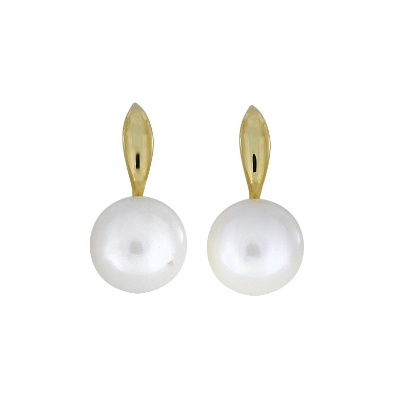 9 Carat Gold & Freshwater Pearl Drop Earring