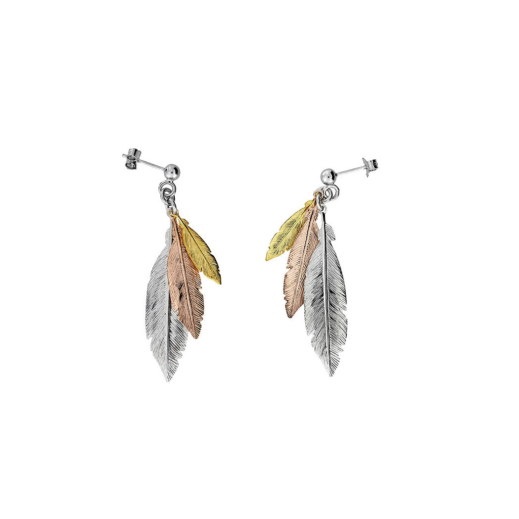 Feather Cluster Earring