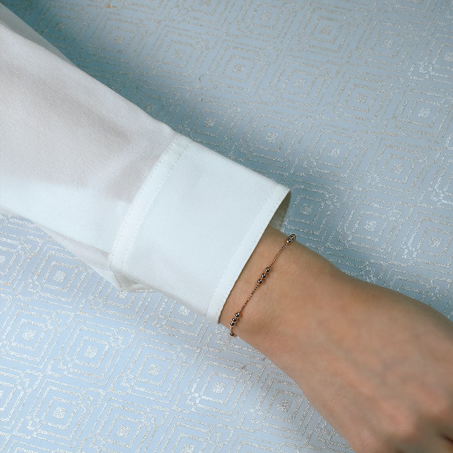 Triple Ball Chain Bracelet