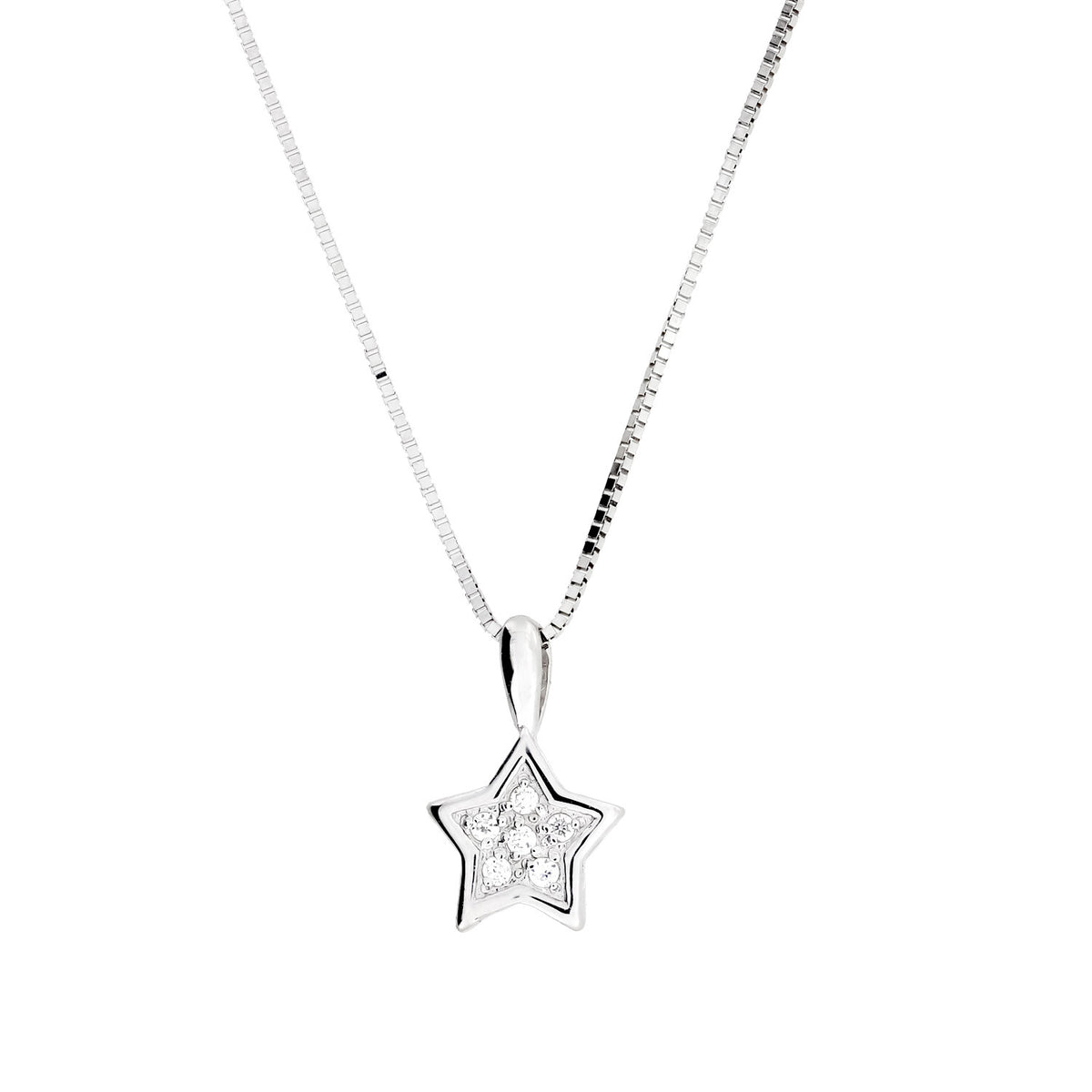 9 Carat Gold & Diamond Star Pendant