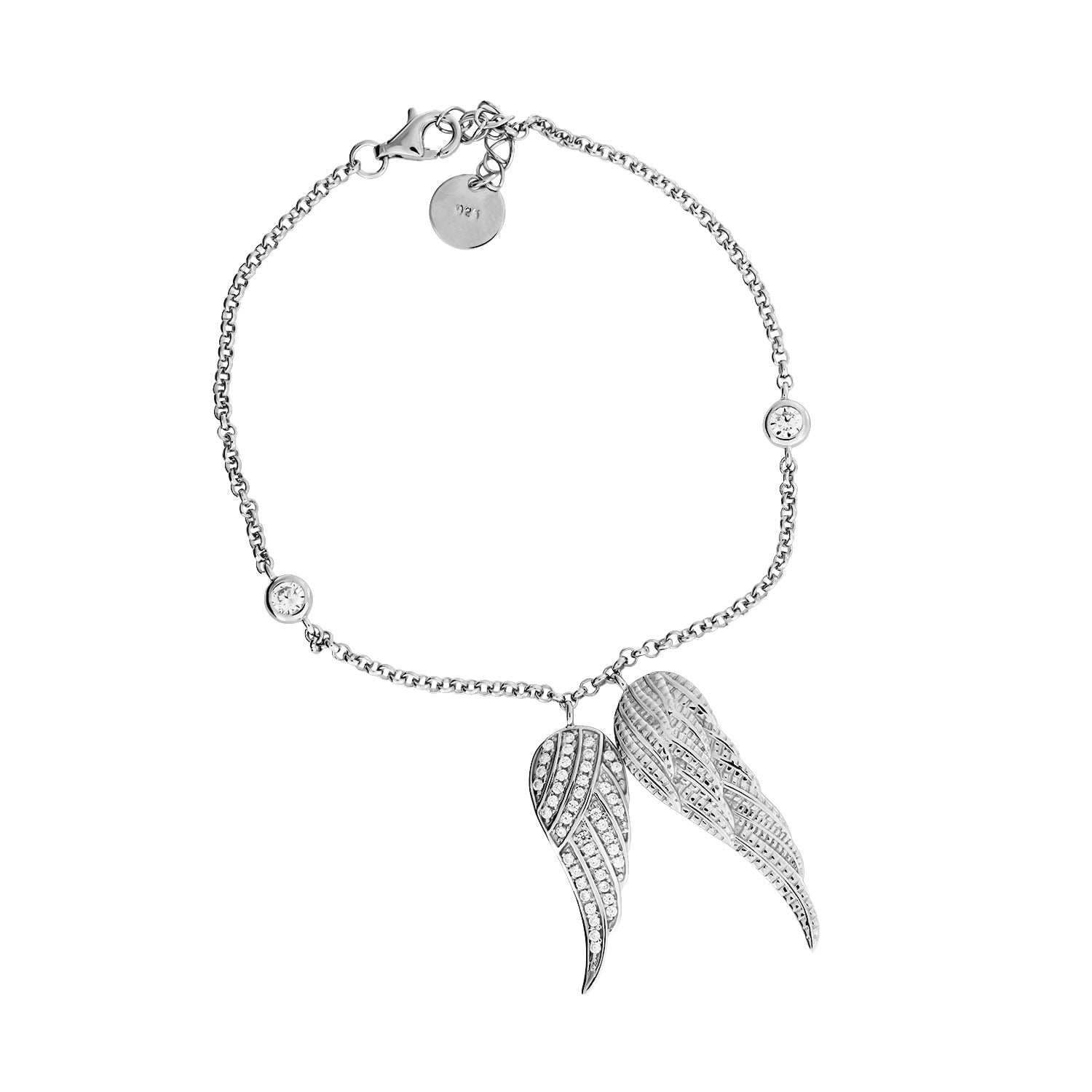 Double Angel Wings Bracelet