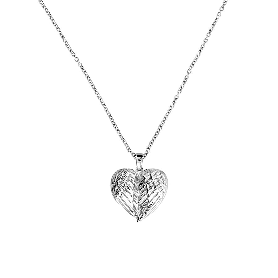 Angel wings clearance heart locket