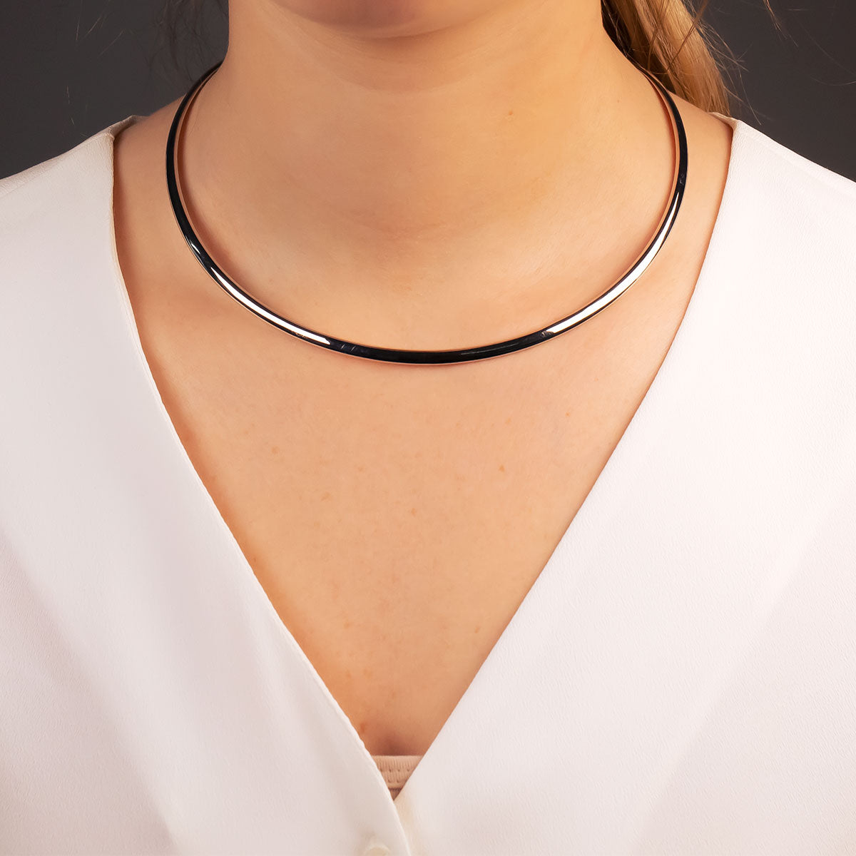 Silver Collar Necklace