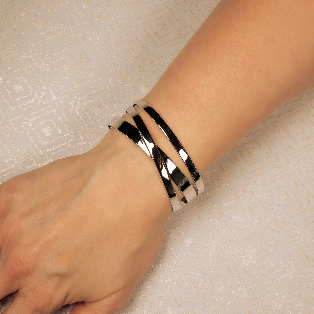 Silver cuff 2025 bracelet paparazzi