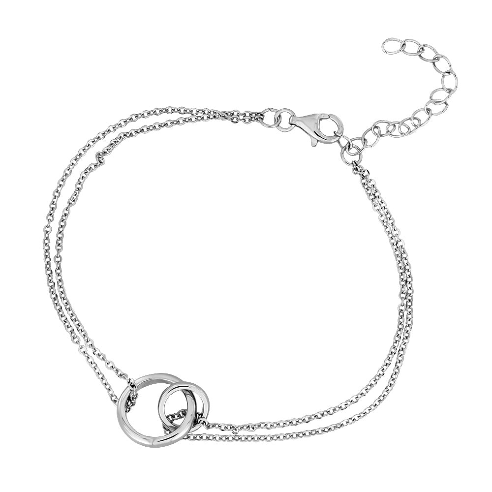 Tiffany & Co. Sterling Silver Five Band Interlocking Bangle Bracelet Set -  Yoogi's Closet