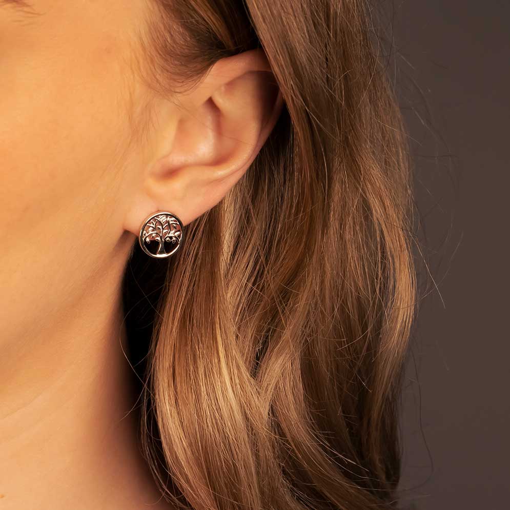 Arbor Vitae Stud Earrings