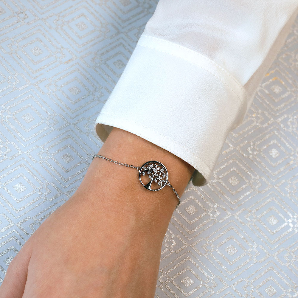 Arbor Vitae Stone Set Bracelet