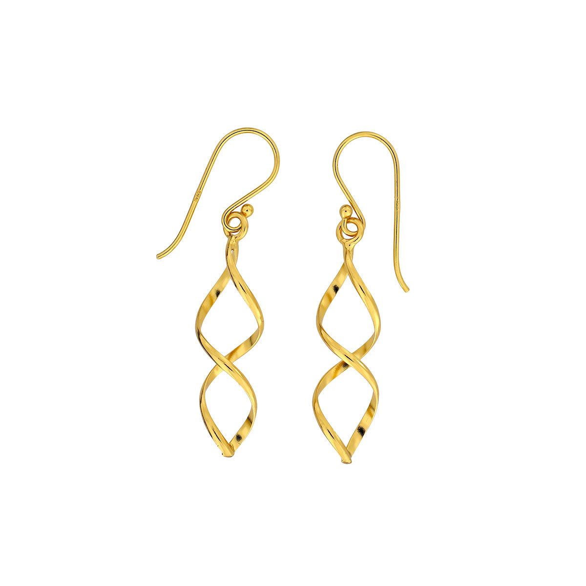 Longer Open Twist Earrings
