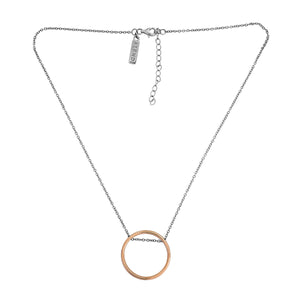 Metropolitan Threaded Circle Necklace