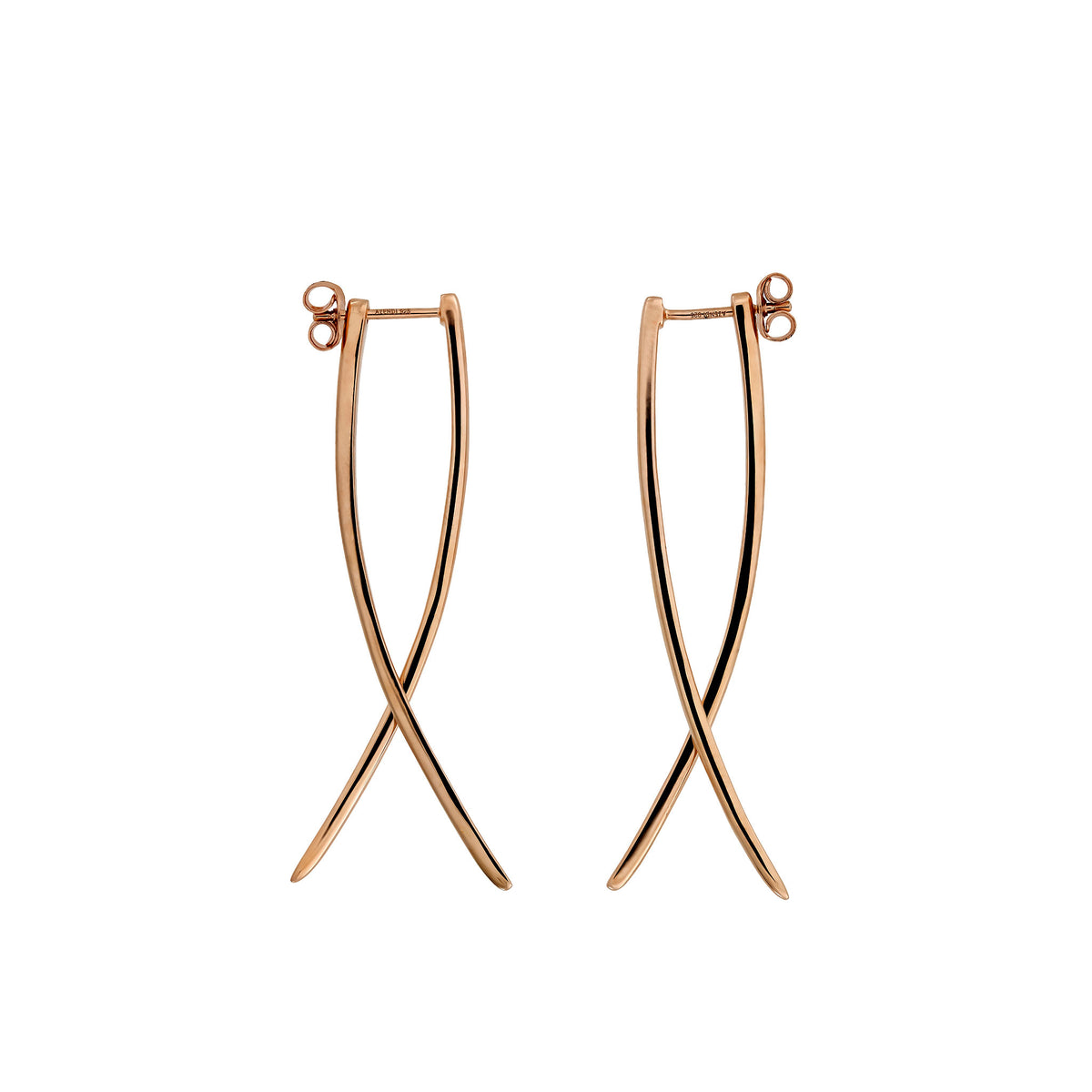 Balanced Double Curl Earrings