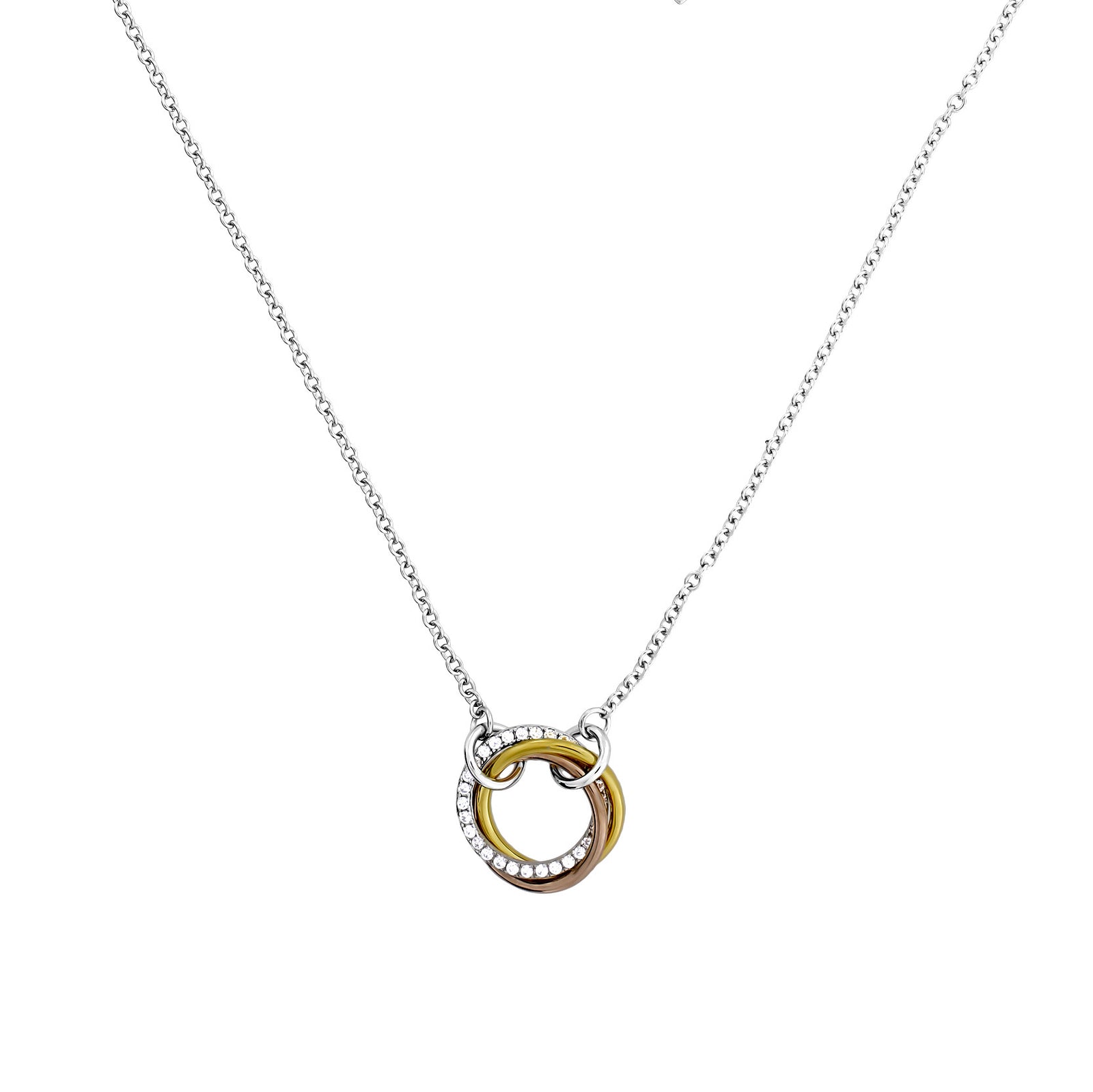 Entangled Love Knot Necklace - With Pavé