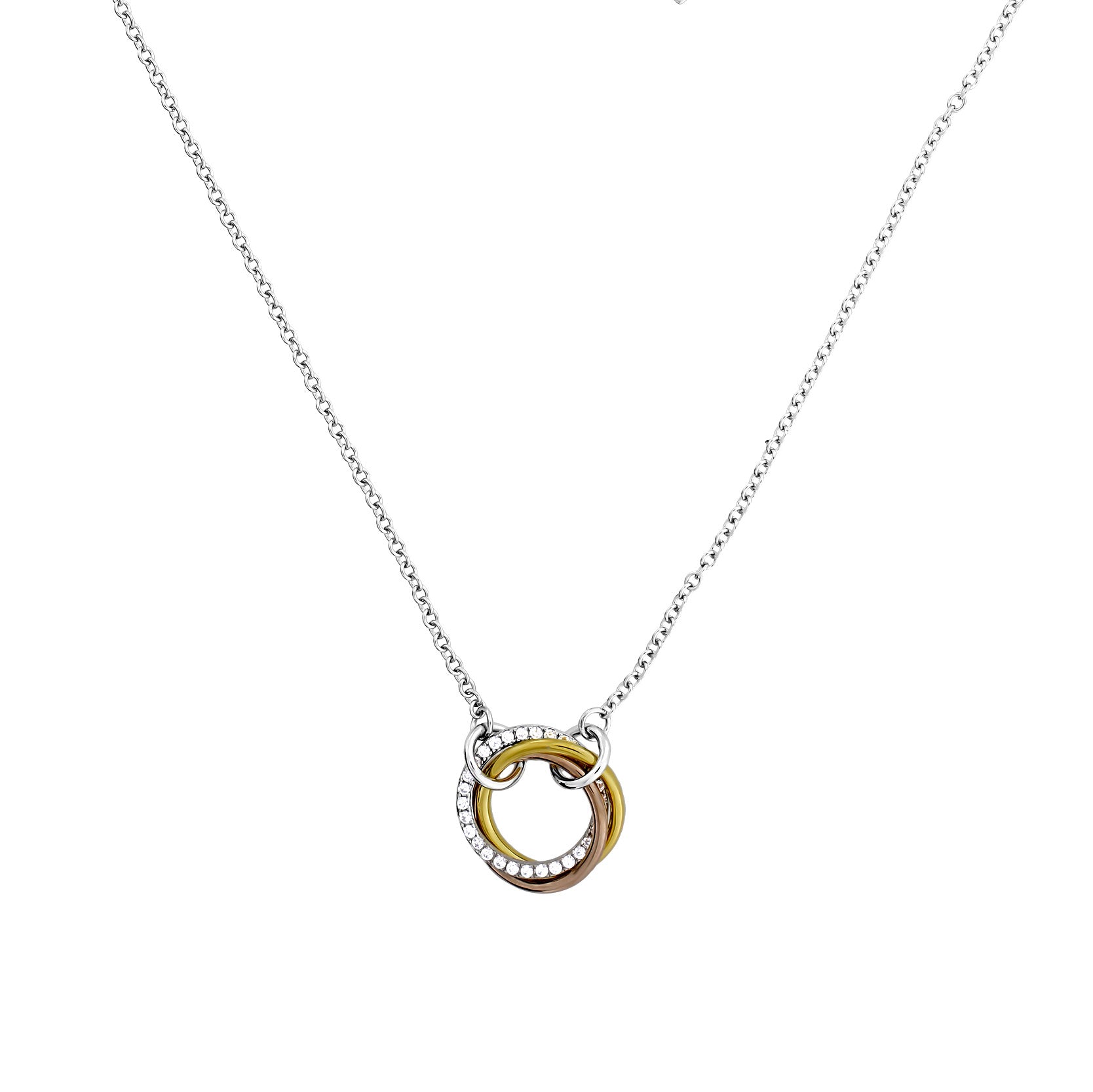 Entangled Love Knot Necklace - With Pavé
