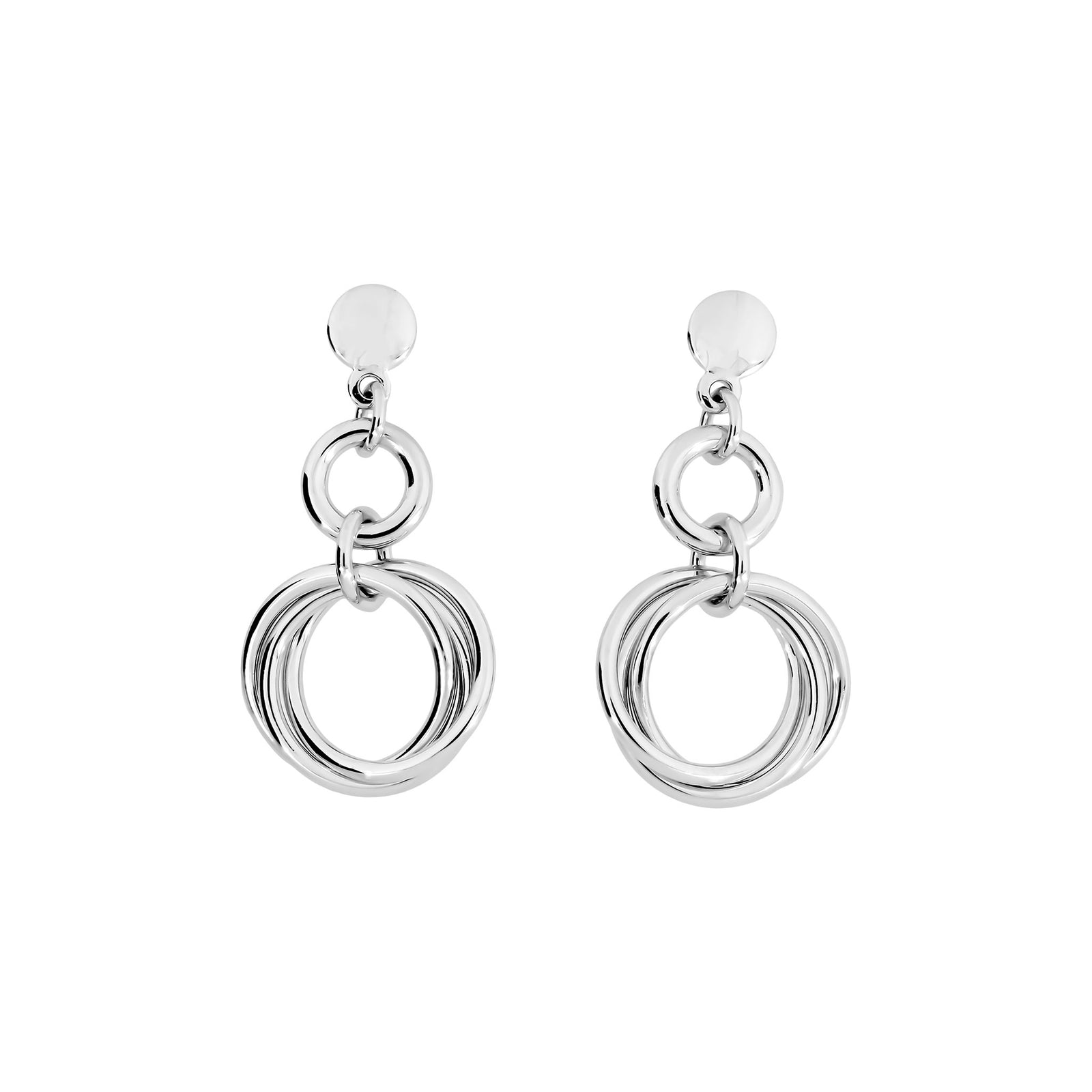 Entangled Love Knot Drop Earring
