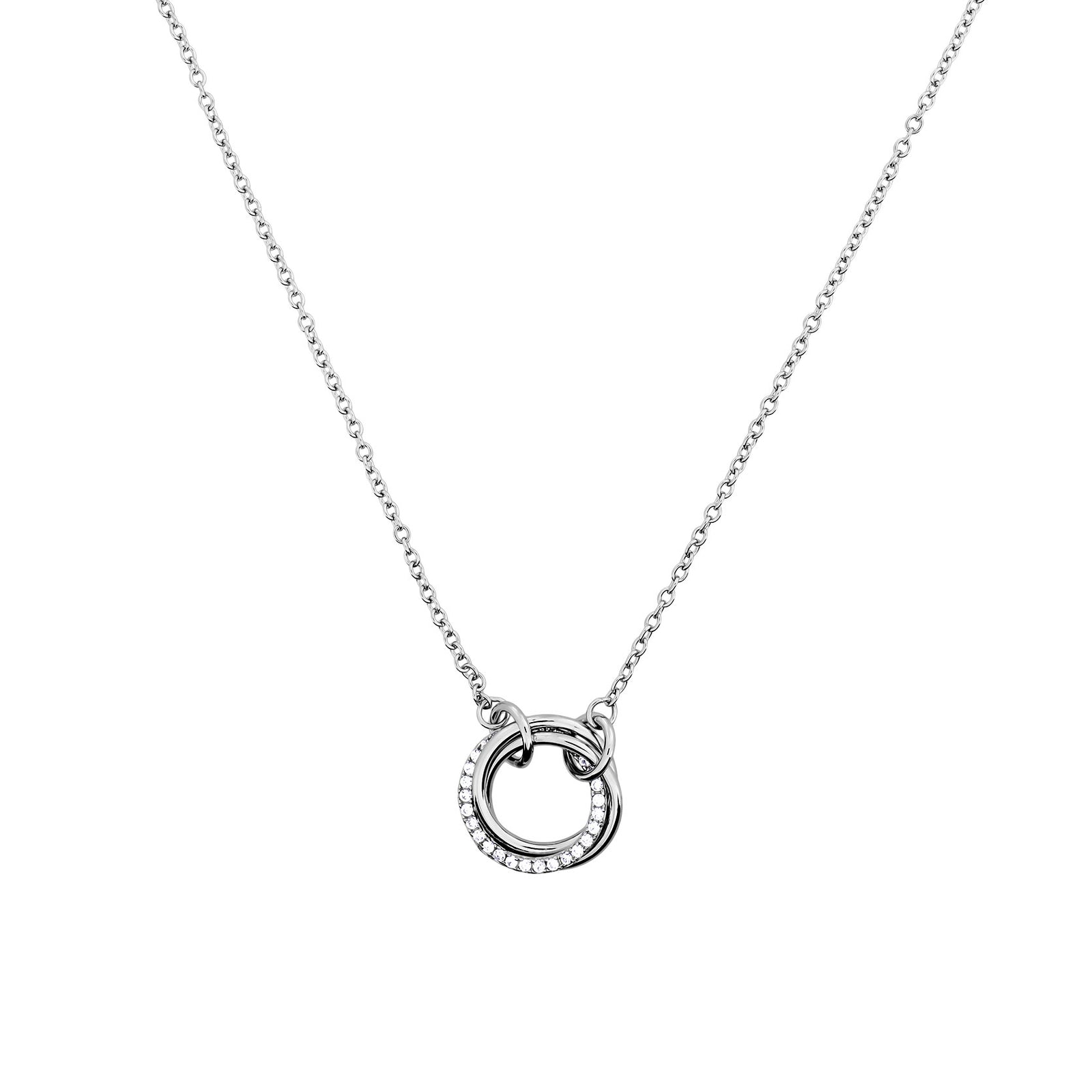 Entangled Love Knot Necklace - With Pavé