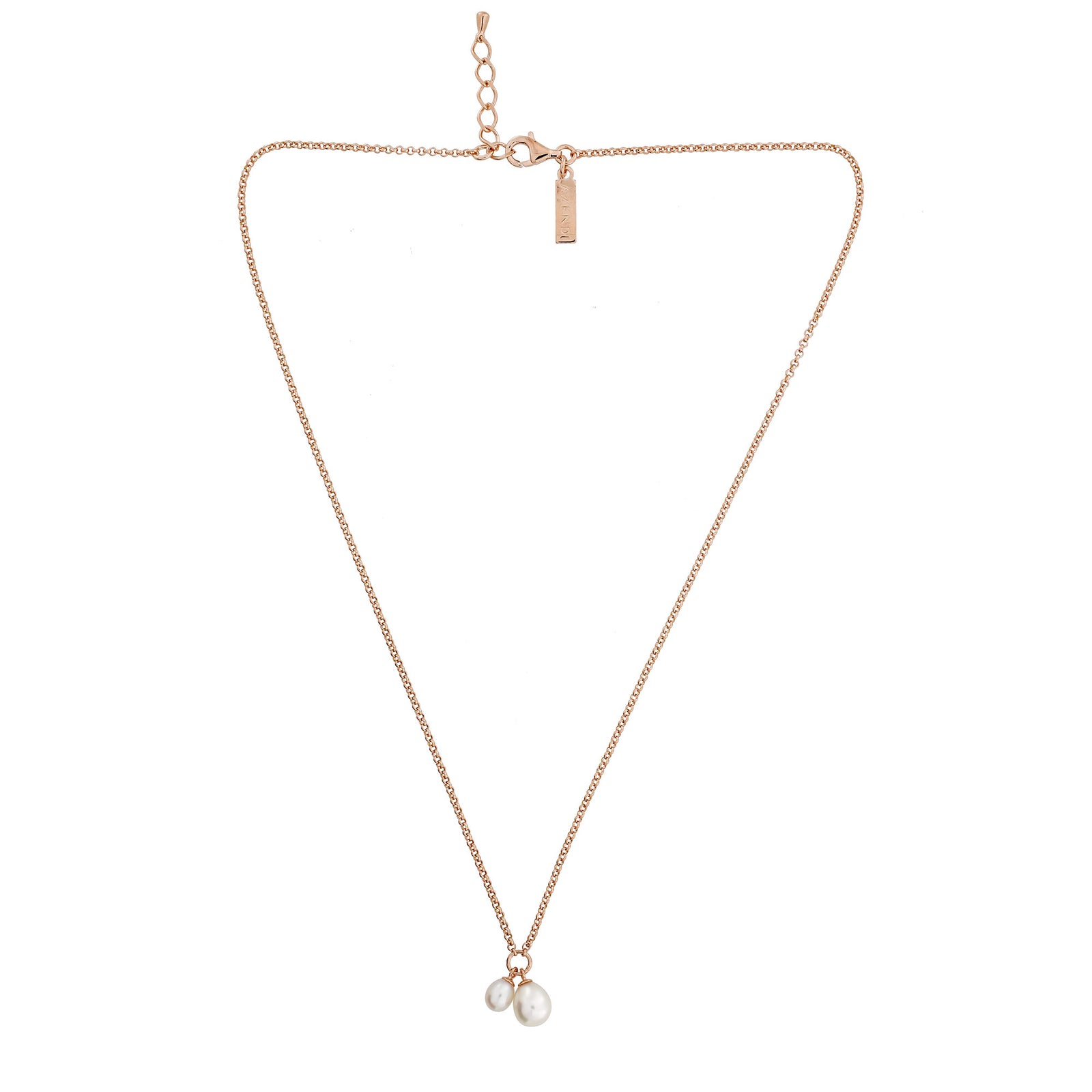 Double Teardrop Freshwater Pearls Pendant