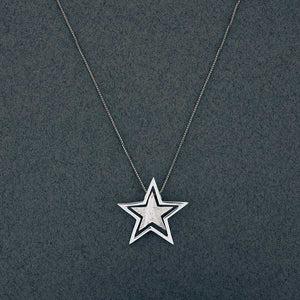 Textured Two-Part Star Pendant