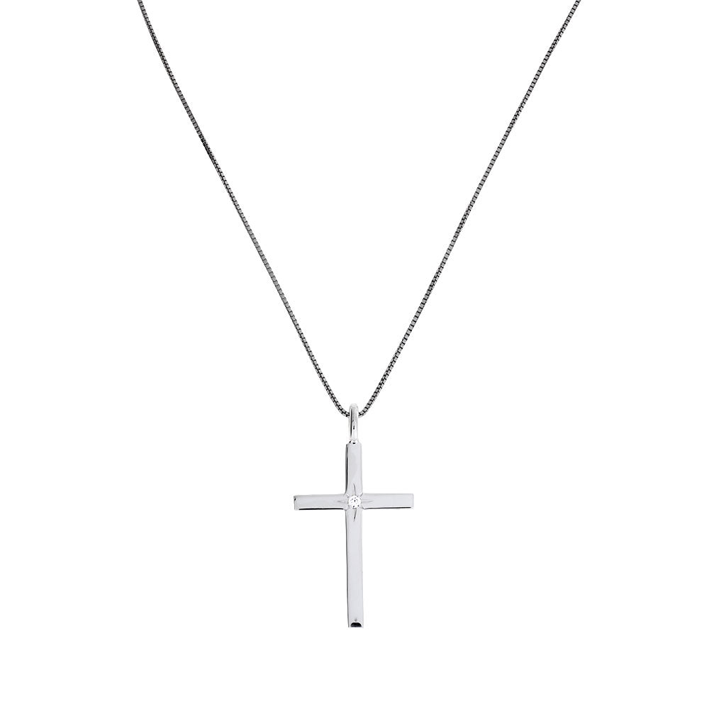 Elegant Silver Cross Pendant