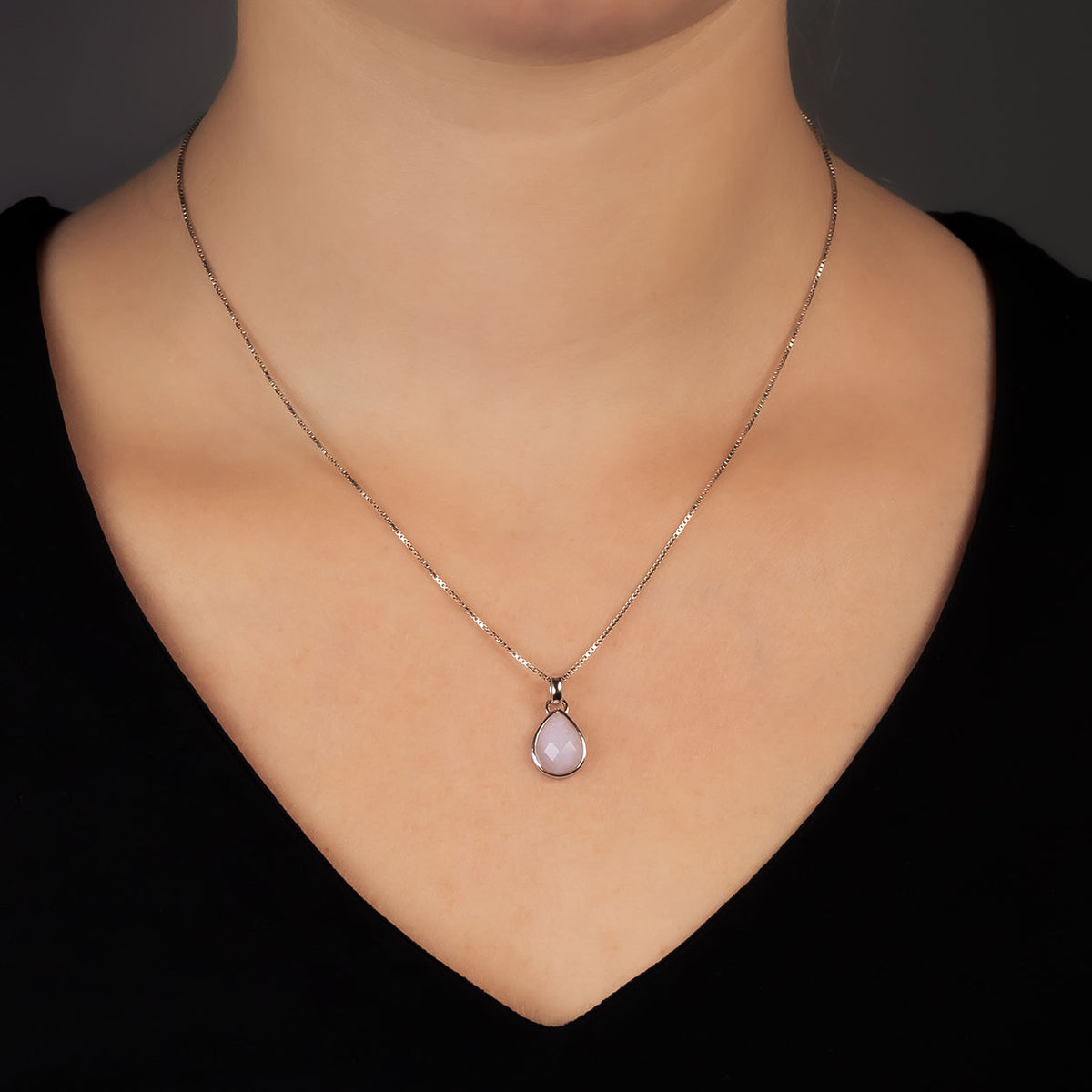 Amethyst Teardrop Pendant