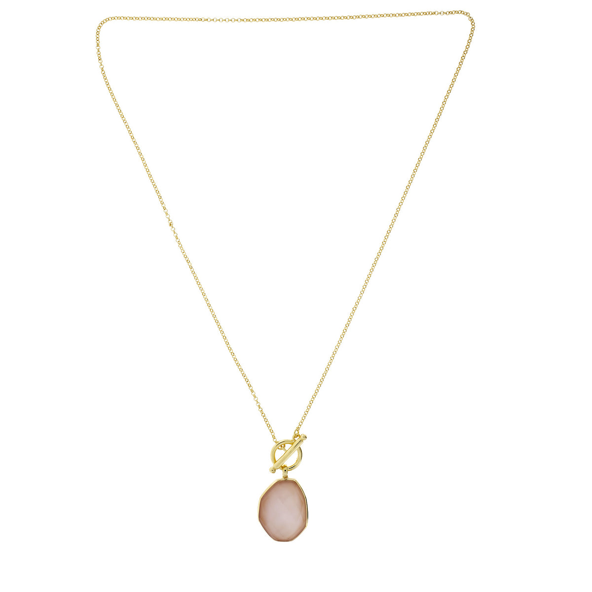 Mother of Pearl T-Bar Necklace