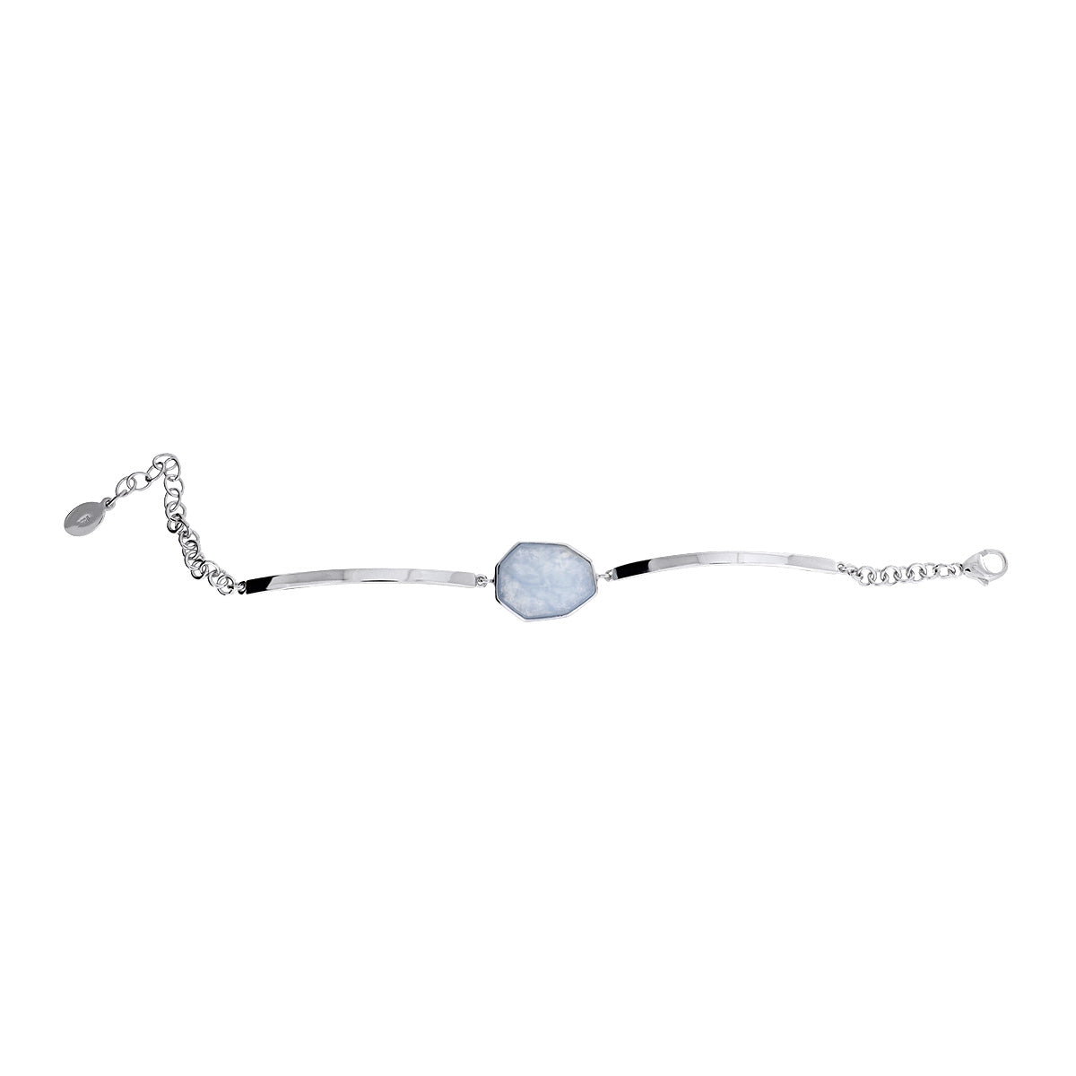 Aqua Chalcedony Bracelet