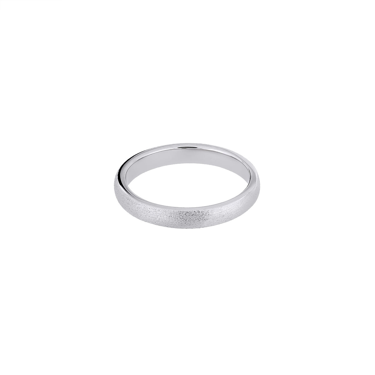 Sterling Silver Satin Elements Ring