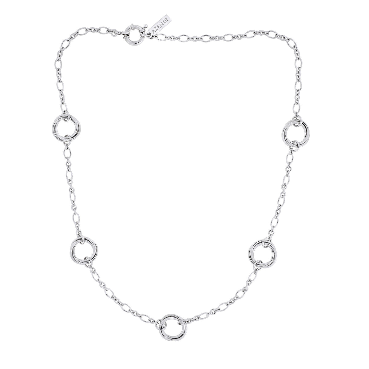 Entangled Multiple Love Knot Necklace