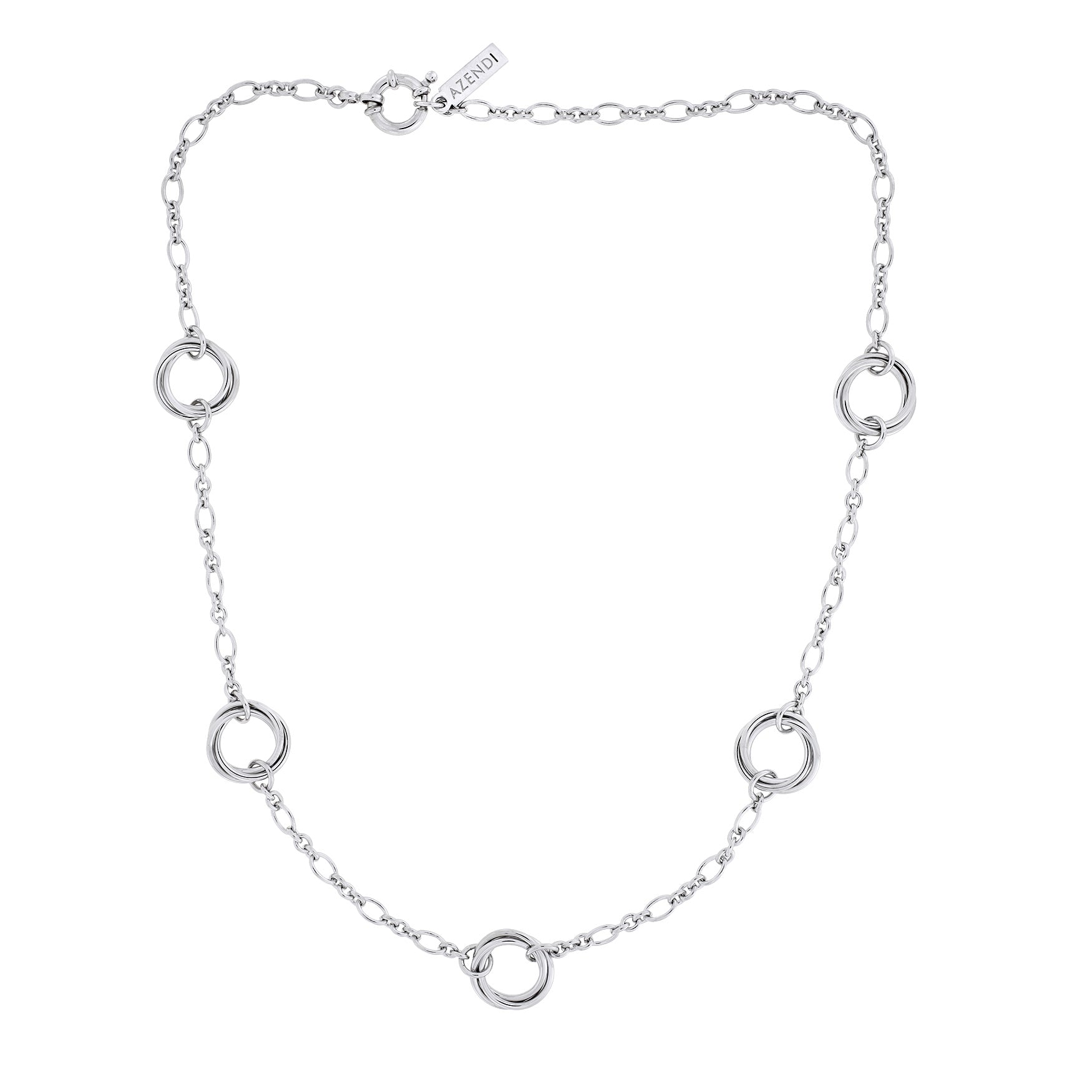 Entangled Multiple Love Knot Necklace